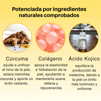 Mascarilla nocturna de cúrcuma y ácido kójico